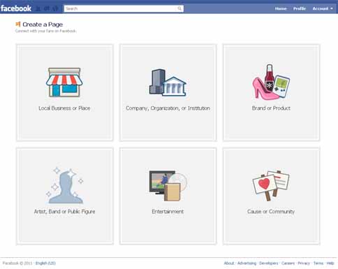 Create Facebook Page Create Facebook Page
