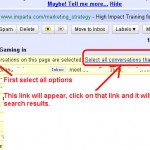 Gmail – How To Search and Delete More Than 20 Emails At A Time