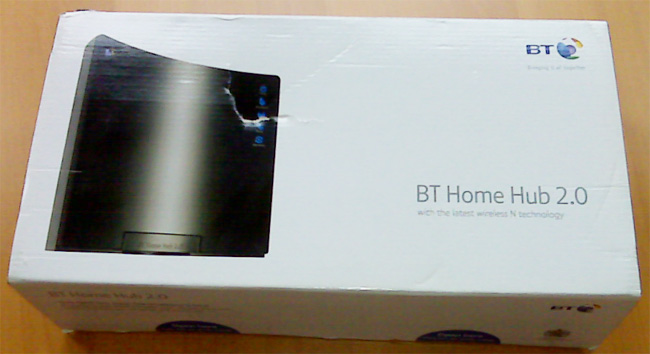 BT Home Hub 2.0 Box