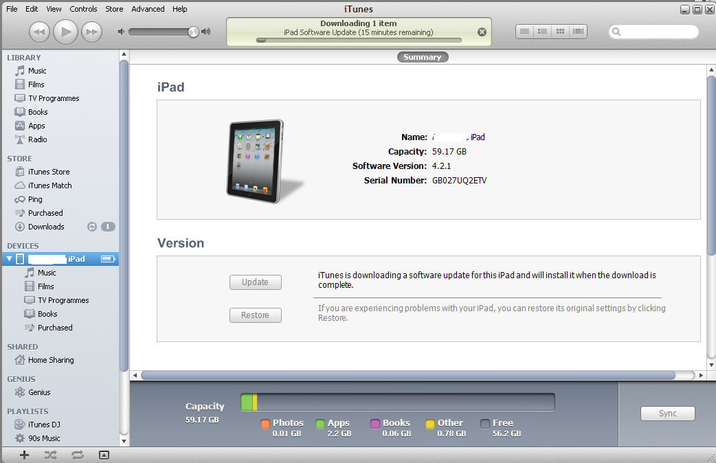 Downloading iOS 5