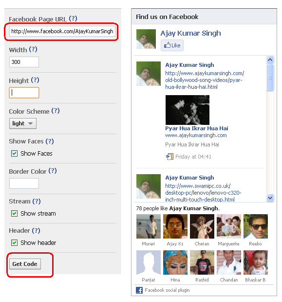 Facebook Like Box Plugin Code Facebook Like Box Plugin Code