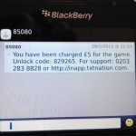 Solving the mystery of text message which costed me £5 to receive