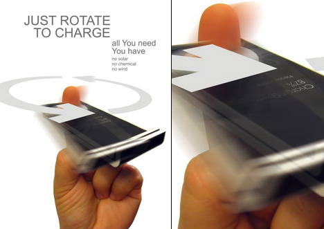 Rotate to charge