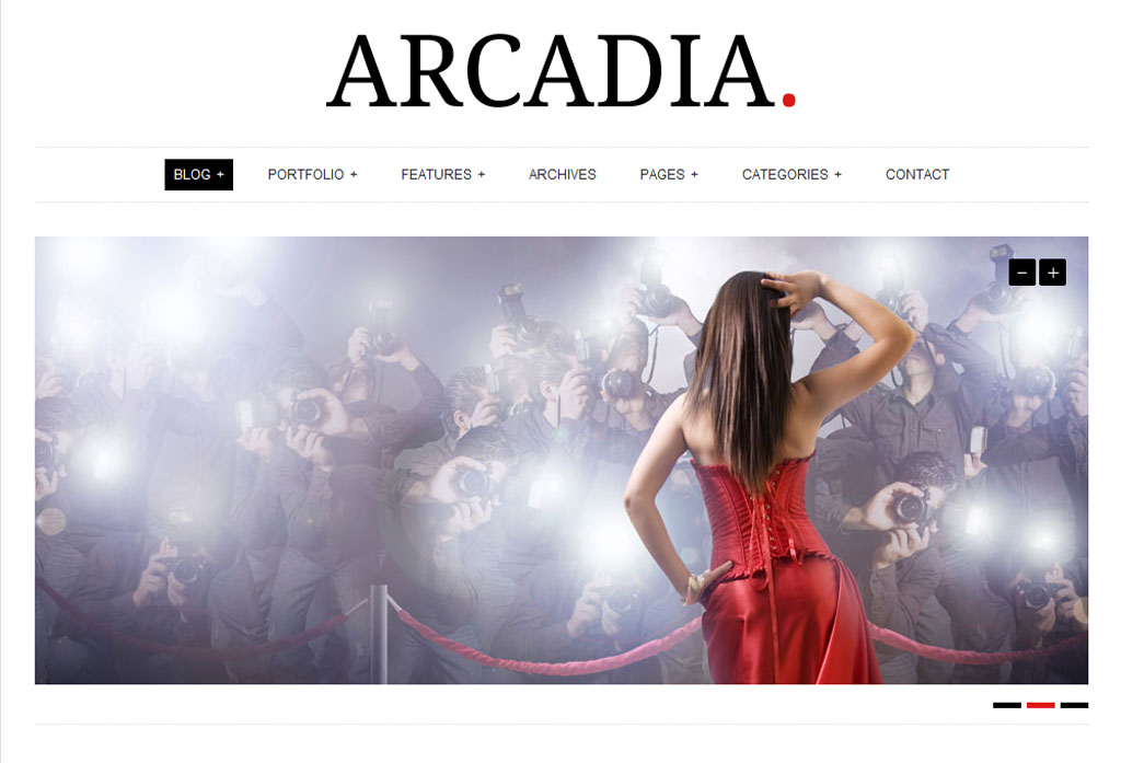 Arcadia Responsive WordPress Theme
