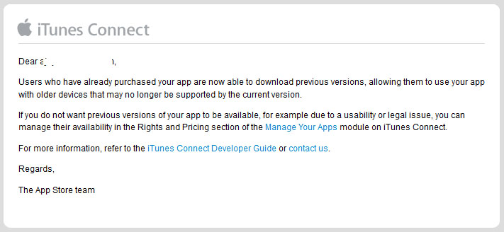 Apple App Store Download Previous Version of Apps