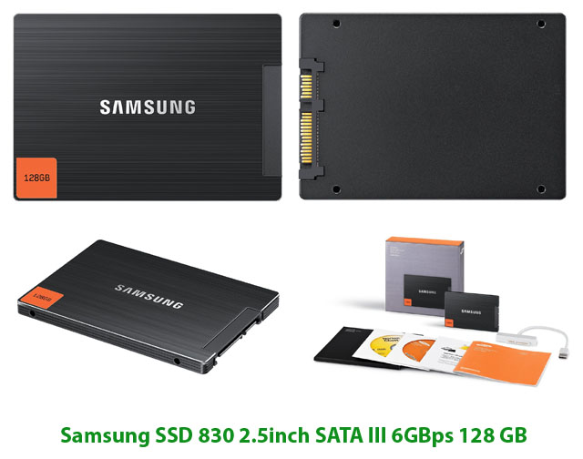 Samsung SSD 830 2.5inch SATA III 6GBps 128GB